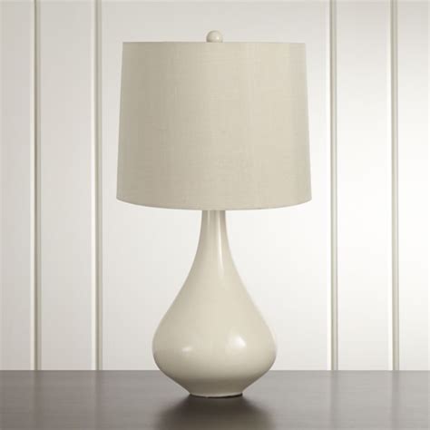 #cratestyle find more for the fam: Kathryn Ivory Table Lamp + Reviews | Crate and Barrel ...