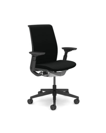 For the frame, seat shell, outer back, arm frame structure, base, and stool foot ring, steelcase offers a lifetime warranty. Steelcase Think Chair, Fabric, 4-Way Arms, Lumbar Support ...