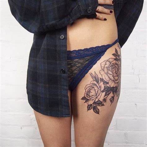 Roses have also been an important symbol to one's love for jesus and christianity. Rose Thigh Tattoos Designs, Ideas and Meaning | Tattoos ...