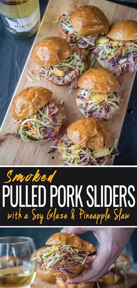 The decadent pulled pork on the sweet potato bun is the best combination. Pulled Pork Sliders with Citrus Pineapple Slaw and ...