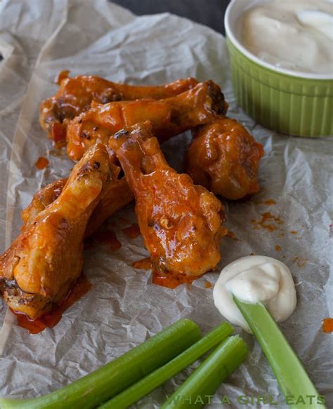 Discover cauliflower buffalo wings and more low carb add the hot wing sauce and sriracha to the pan and cook until bubbling and reduced to a paste, about 5 minutes. Spicy Buffalo Hot Chicken Wings - What A Girl Eats