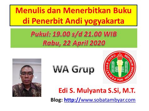 Ikuti panduan kami, cara cepat dan tepat menulis buku ajar yang menarik dan berkualitas. ETIK NURINTO PEMALANG: Cara Menulis dan Menerbitkan Buku ...