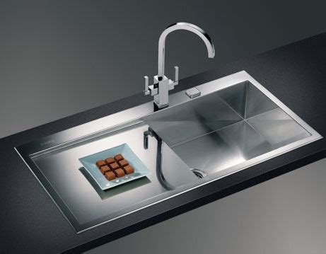 However, bulkier sinks (such as fire clay or cast iron) require some kind of interior support system. Stainless steel kitchen sink top mount - Stainless steel ...