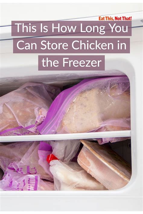 Sidoti says that chicken can be stored in the freezer for up to one year before its quality begins to fade. Chefs Explain How Long Chicken Lasts in the Freezer ...