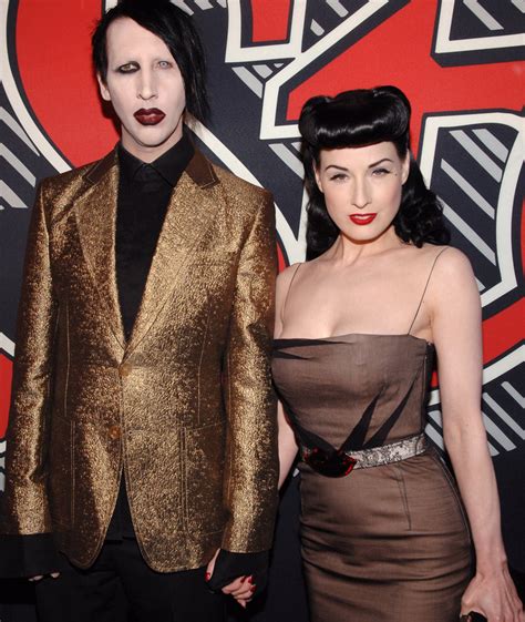 Dita von teese and marilyn manson first became a couple in the early 2000s, with the musician having previously attempted unsuccessfully to get the model and actress to appear in one of his music videos. Dita Von Teese Reveals Why Her Marriage to Marilyn Manson ...