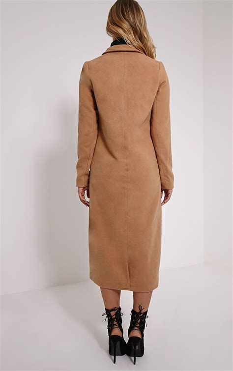 Shop camel double breasted coat with welt pocket at romwe, discover more fashion styles online. Salana Camel Longline Double Breasted Coat - Coats ...