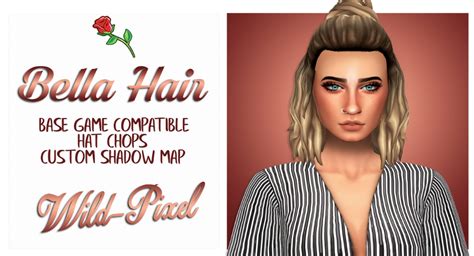 Sims 4 flour half : wild-pixel: BELLA HAIR A cute wavy half up half... : sims ...