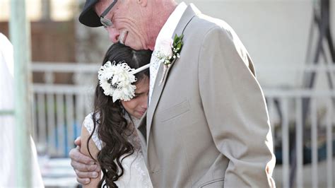 We did not find results for: Dying dad walks daughter, 11, down 'aisle' to give her ...