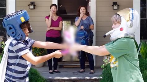 Helly plays with a dig dildo. Dildo-waving kids star in gun safety PSA (VIDEO) — RT America