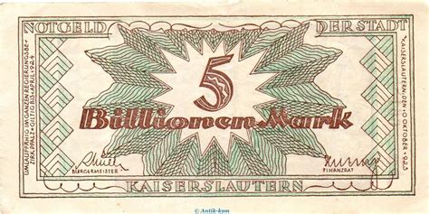 The inflation rate rose for the fifth month in a row. Inflation Deutschland 1923 Banknote der Stadt ...