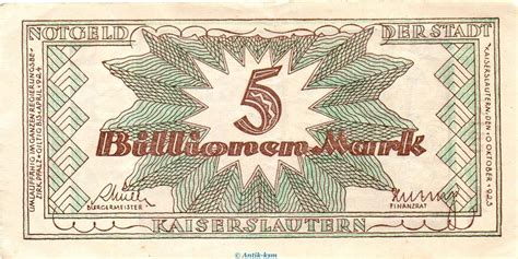 Streiks, wirtschaftliche absperrung des ruhrgebiets und produktionsausfälle ruinierten die deutsche wirtschaft 1923. Inflation Deutschland 1923 Banknote der Stadt ...