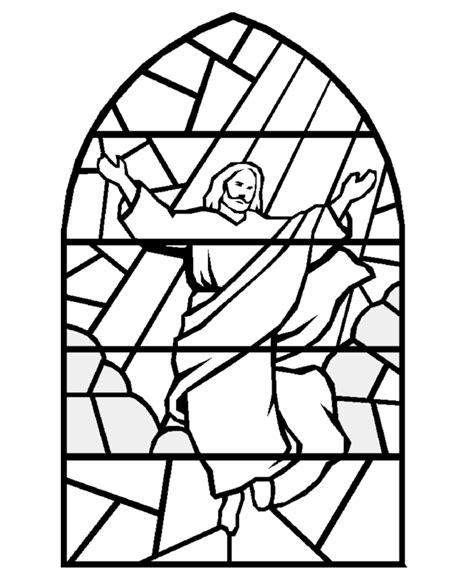 The haunted houses on the unique pages should give you the creeps. Free Printable Stained Glass Window Coloring Pages ...