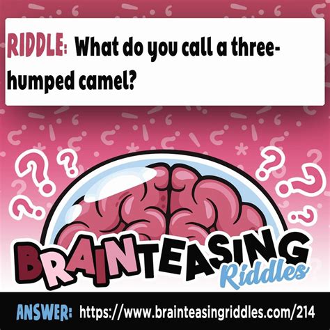 What do you call a camel with three humps? Pin on Math Riddles