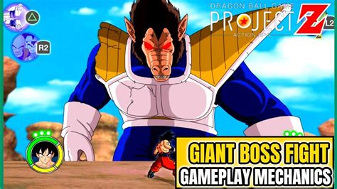 It looks to follow the storyline of goku from the arrival of vegeta to earth to the and as you can tell from both the trailer and gameplay this will have both english and japanese audio tracks for the game. New Dragon Ball Project Z Discussion - Giant BOSS Fight Gameplay Mechanics & More!!! - YouTube