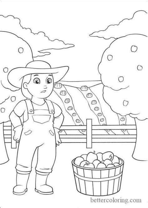 Skye paw patrol images colouring pages. Farmer from Paw Patrol Thanksgiving Coloring Pages - Free Printable Coloring Pages