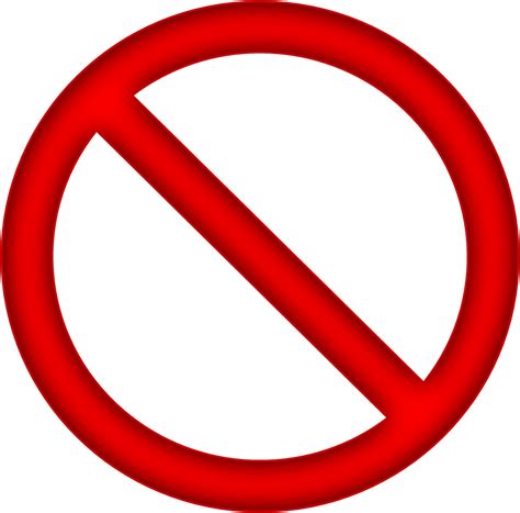 Not Allowed Nobg - Image - Not Allowed Symbol.png | Object Hotness ...