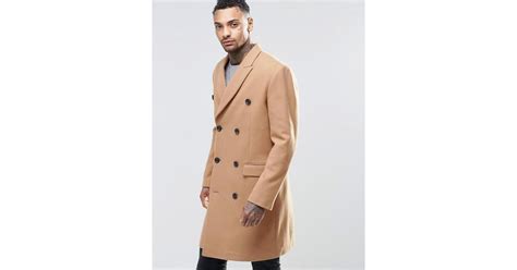 A stunning double breasted camel overcoat for upscale canadian retailers, holt renfrew. Lyst - Asos Wool Mix Double Breasted Overcoat In Camel in ...