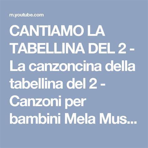 Canzoni inglese per bambini | easy english songs songs for kids. CANTIAMO LA TABELLINA DEL 2 - La canzoncina della ...