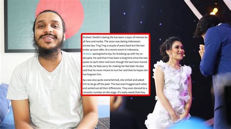 • ayu ting ting (indonesian singer) • erica fernandes (television actress) • ruchikaa kapoor (creative producer and senior vice president of balaji motion pictures ltd.) marriage date: Shaheer Sheikh apologizes to ex-girlfriend Ayu Ting Ting for breaking up abruptly Reaction - YouTube