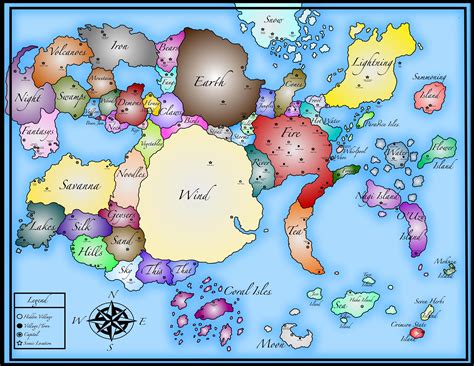 Naruto World Map by Mcskeleton : MapPorn