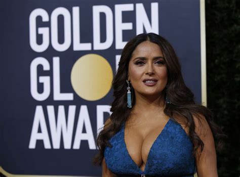 2020 golden globes red carpet looks. Salma Hayek - 2020 Golden Globe Awards-01 | GotCeleb