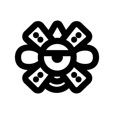 Ollin - Aztec symbol - Symbolikon Worldwide Symbols | Aztec symbols, Aztec calendar, Symbols