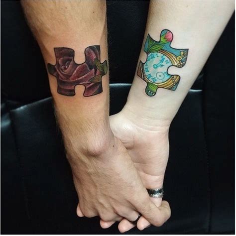 Tattoos partner 20 small tattoos with big meanings 2019 09 24. My missing puzzle piece ️ | Tatoeage ideeën, Tatoeage, Hart