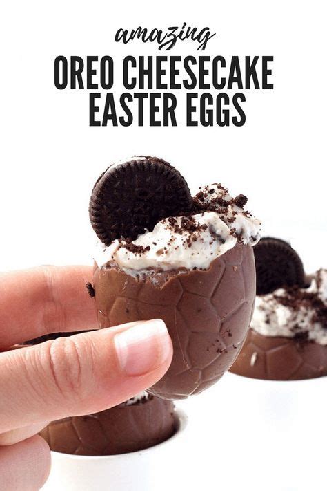 Easy easter desserts easter snacks spring desserts easter brunch easter recipes easter treats holiday desserts holiday baking holiday treats. Oreo Cookies And Cream Filled Easter Eggs | Recipe ...