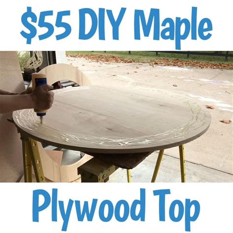 I made a coffee table. DIY Round Table Top, Using Plywood Circles - Abbotts At ...