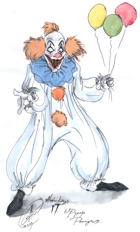 Skarsgård says the key to pennywise was ignoring all that empathy. Pennywise-The Dancing Clown by DemonCartoonist on DeviantArt