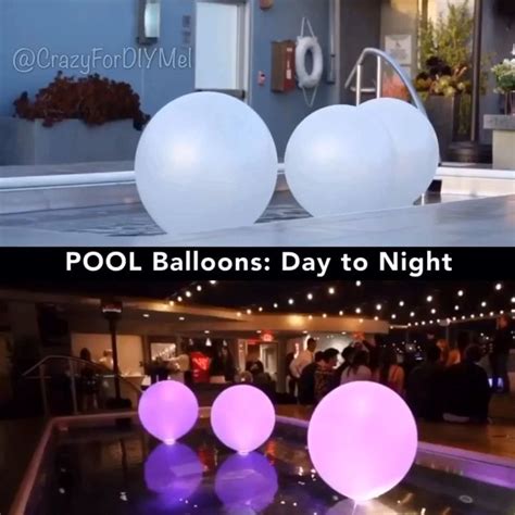 20 x 12.5cm small round best quality 5 latex balloons party decorations. Sweet 16 pool party * light up balloons * day vs night # ...