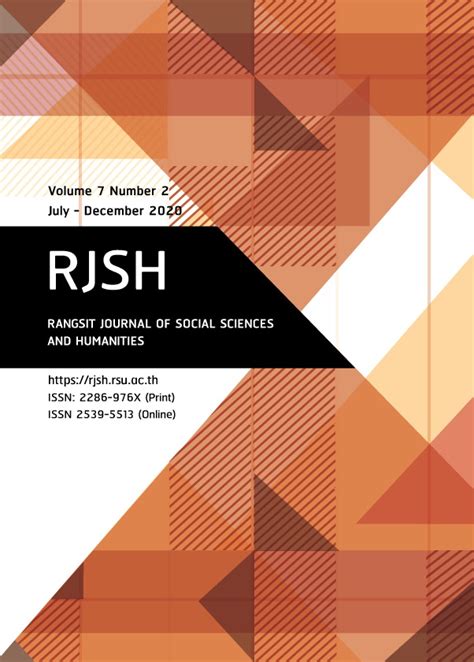 It is an open access journal and published biannually by the faculty of arts & social sciences, university of karachi in. RJSH: Rangsit Journal of Social Sciences and Humanities