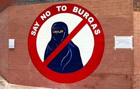 Like the netherlands, bulgaria introduced a burqa ban in 2016. anna maria: Ban the Burqa Mural in Newtown