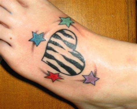 You may easily elaborate a quote tattoo by simply using the symbols associated to it. 84 Cute Star Tattoo On Foot
