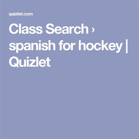 A stew made from beef or chicken, potatoes, pumpkin and. Class Search › spanish for hockey | Quizlet | Advanced ...