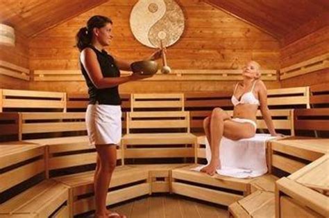 Haarentfernung, kosmetikstudio, massage, nagelstudio, sauna & therme arabellastraße 6, c/o the westin grand. Bild "Sauna" zu Hotel Victory Therme Erding in Erding