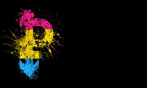 Since my panromantic/pansexual wallpapers from last year are going crazy again, i your pansexual pride is out of this world! Pan Pride Wallpaper by AmyBluee42 on DeviantArt