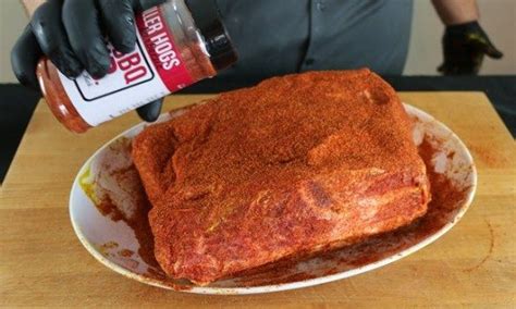 It usually weighs anywhere from 4 to 14 pounds and generally includes the shoulder blade. Pin on Smoked pork shoulder