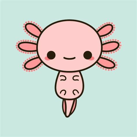 Theese are cute creatures who live in water. Axolotl Drawing Easy / The axolotl, ambystoma mexicanum ...