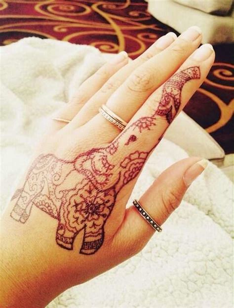 Maybe you would like to learn more about one of these? Elephant Mehendi. Adorable!: | Henna tattoo designs, Henna ...