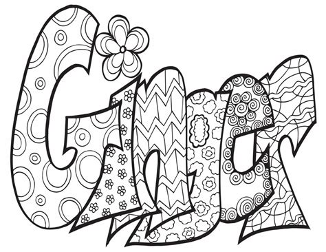 These sheets are great for practicing and reviewing letters. GINGER - Two Free Printable Coloring Page in 2020 ...