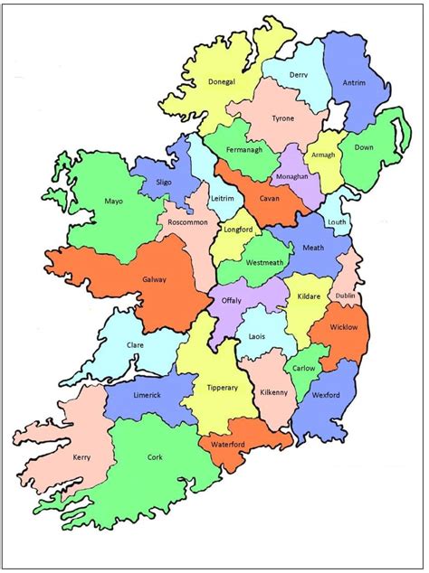 This map shows cities, towns, motorways, national primary roads, national secondary roads, other roads, airports and ferries in ireland. Vousden One-Name Study