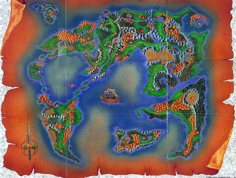 (not completely up to date). dragon ball world map
