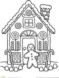 A gingerbread house is mainly made for decorative purposes during special occasions like christmas. Gingerbread House Coloring Pages - Bing images | Christmas ...