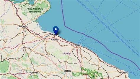 Una scossa di terremoto nel mar adriatico ha interessato bari, napoli, roma e pescara: Terremoto oggi in Puglia, scossa a Barletta avvertita ...