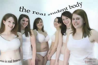 Seven women volunteered to talk about their bodies and to be photographed in their underwear and tank tops. Bradley University: The Real Student Body