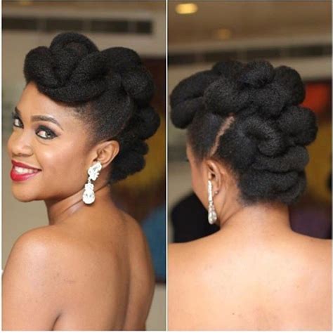 Shuku hairstyles can be called the trend of this season. Afrodelicious salon nappy;Coiffure mariage cheveux crépus ...