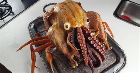 Please be sure to check with the. Meet Cthulhu Turkey: It's a Turkey Stuffed With Octopus ...