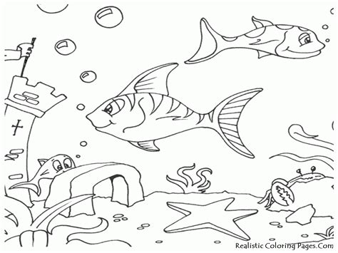 Select from 35654 printable crafts of cartoons, nature, animals, bible and many more. Sea Fish Coloring Pages - Coloring Home