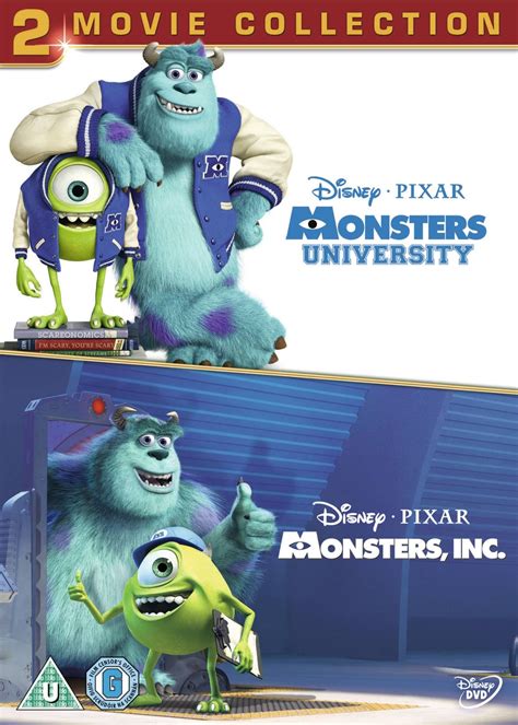 And monsters university, mike is depicted as a proud monster. Monsters, Inc./Monsters University | DVD | Free shipping ...